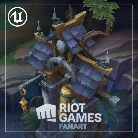 Wolves Bell Tower - Riot FanArt